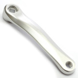 Levá klika AL 170 mm - stříbrná