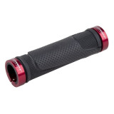 Gripy PRO-T Plus 308 lock-on černá+červené objímky