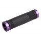 Gripy PRO-T Plus 308 lock-on černá+fialové objímky