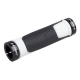 Gripy PRO-T Plus 308 lock-on černo-bílá+černé objímky