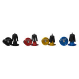 Koncovky řidítek STING ST-PLUG02, modrá