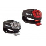 Sada blikaček přední+zadní 4RACE LS02 černá