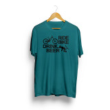 Triko Shredwear Ride Bike - tyrkys vel. XL