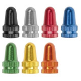 Čepičky ventilku M-WAVE ALU AV/FV stříbrná - pár