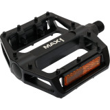 Pedály MAX1 BMX hliníkové, černé s piny