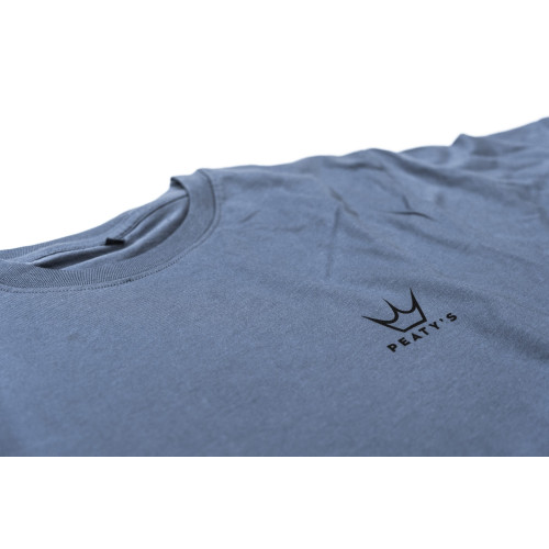 Tričko PEATY'S RIDE WEAR T-SHIRT Faded Denim vel. L