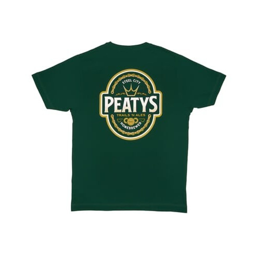 Tričko PEATY'S PUBWEAR T-SHIRT Home Brew Bottle Green vel. XL