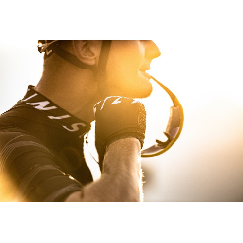 Pánské cyklistické rukavice SILVINI Sarca black-white vel. XL