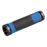 Gripy PRO-T Plus 308 lock-on černo-modrá+černé objímky
