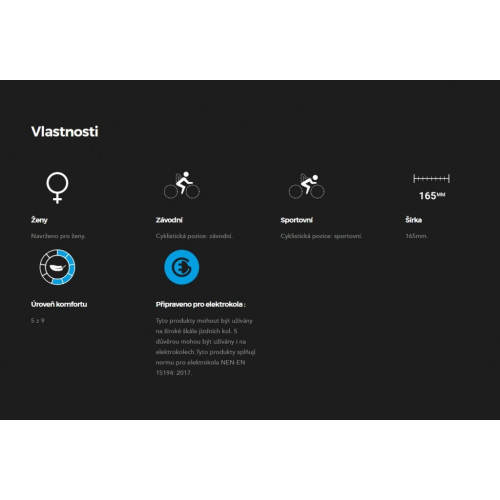 Sedlo BBB BSD-67 LadySport - dámské, černá