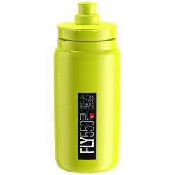 Láhev ELITE Fly 0,55l žlutá fluor, černé logo