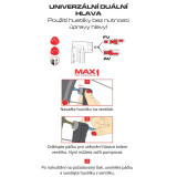 Pumpička MAX1 Double Valve ABS mini