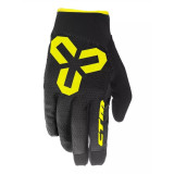 Rukavice CTM VICE - celoprstové, žlutá, vel. S