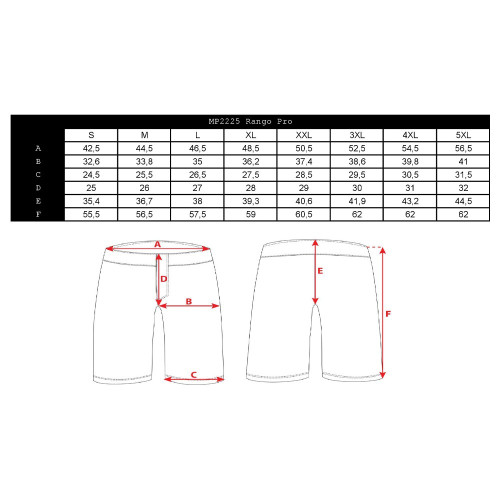 Kraťasy SILVINI RANGO PRO , černá,  vel. XL