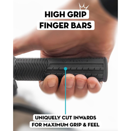 Gripy PEATY'S MONARCH KNURL THIN black