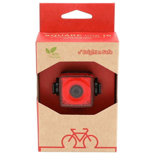 Světlo zadní SMART 338R USB, Square 15 LED